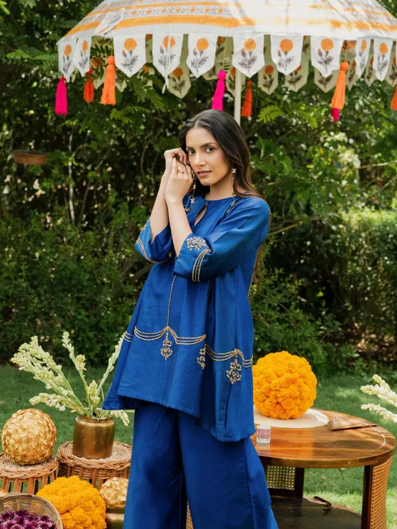 Zivah Chanderi Tunic Set